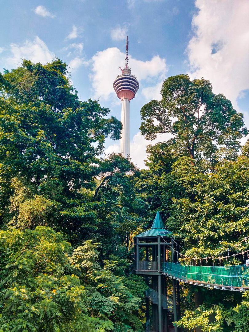 KL Forest Eco Park e Torre di Kuala Lumpur