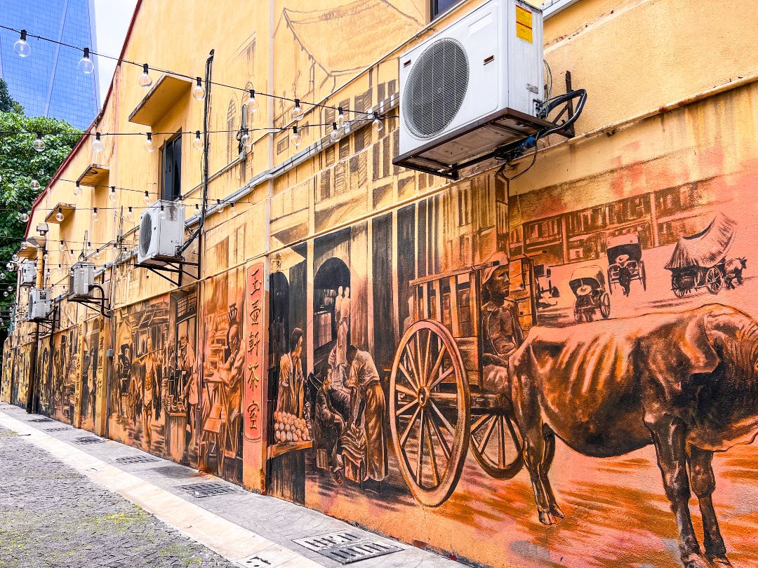 Old Kuala Lumpur Street Art credit to @wanderlustabout